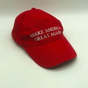 Make America Great Again Hat Unisex Strapback Adjustable Red MAGA Cap